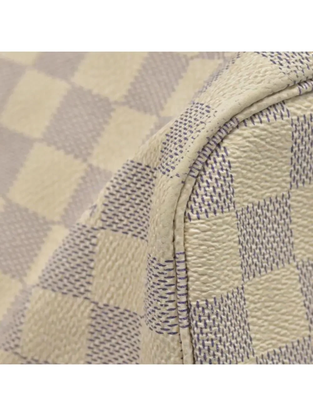$2170 Louis Vuitton Damier Azur Neverfull MM AR0115